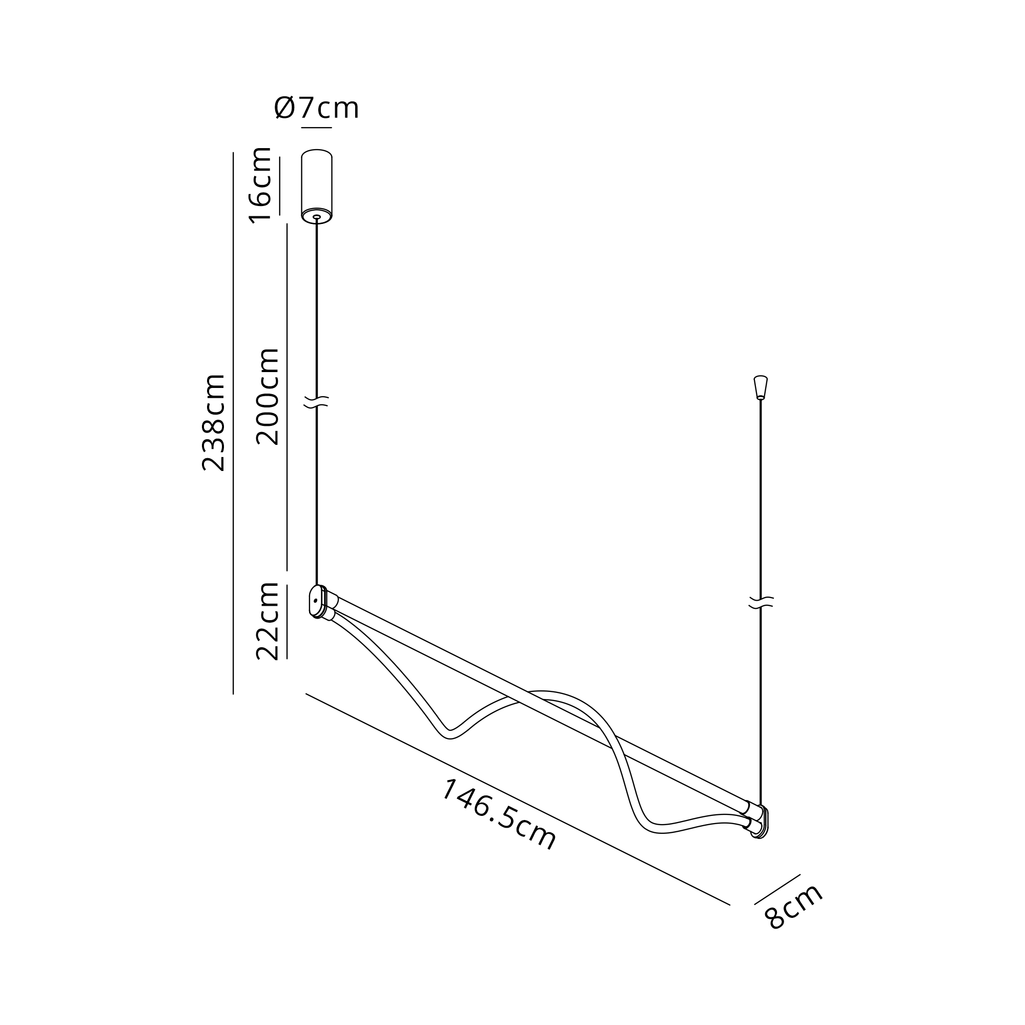 Fugaz Ceiling Lights Mantra Linear Fittings